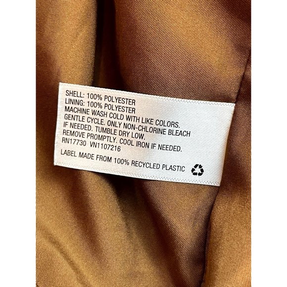 A New Day Women Halter Neck Blouse Top Leopard Print Back Zip Brown Size X Small - Picture 7 of 9